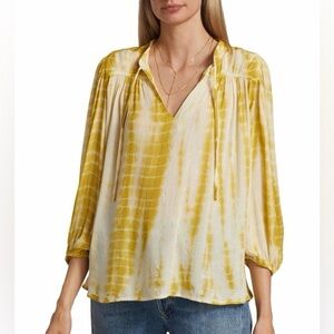 Ba&sh Kea Tie-Dye Boho Blouse size Small US4